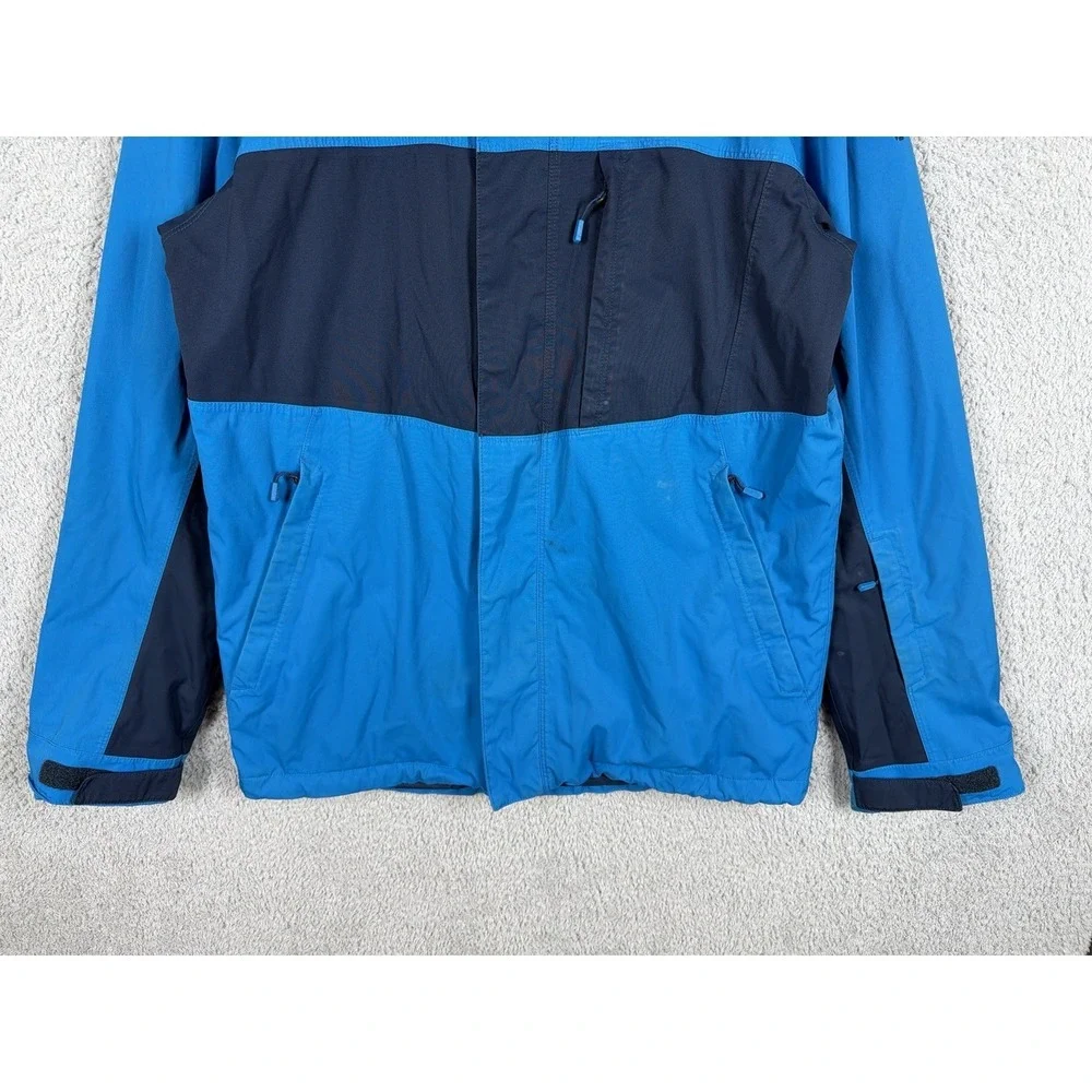 Mountain Hardwear Binx Ridge Quadfecta Jacket Mens Black Size M Hooded‎ Blue
